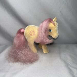 My Little Pony G1 Vintage Earth Ponies SO SOFT SUNDANCE Flocked Toy